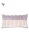20s Cotton Lumbar Cushion Cover In Block Print